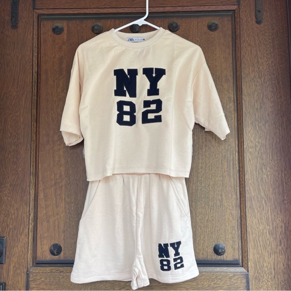 Zara Beige NY 82 Two-Piece Set size S,M